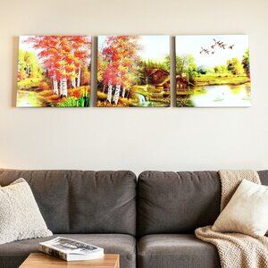 3 Piece Wall Art Home Office Decor